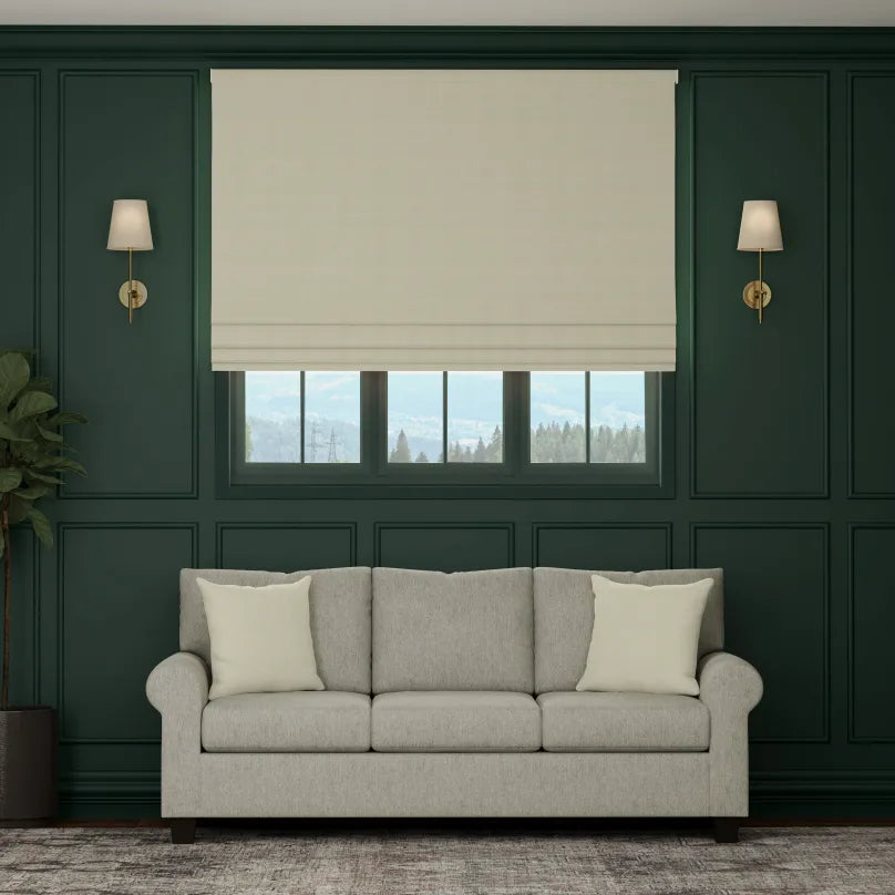 HOUSE Llewelyn-Bowen Ottoman Made To Measure Roman Blind Chalk