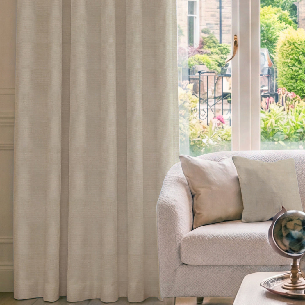 HOUSE Llewelyn-Bowen Ottoman Made To Measure Curtains Cream