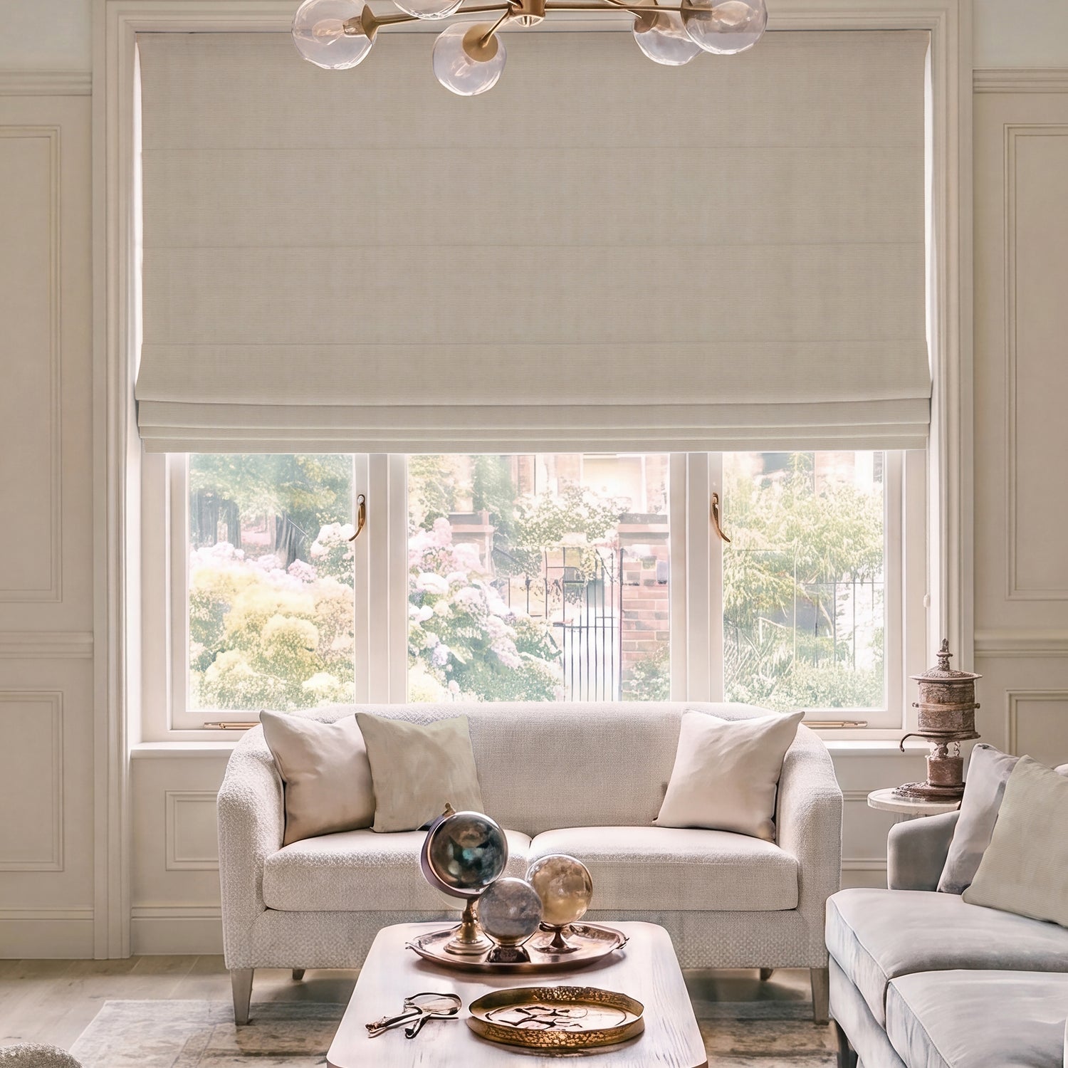HOUSE Llewelyn-Bowen Ottoman Made To Measure Roman Blind Linen
