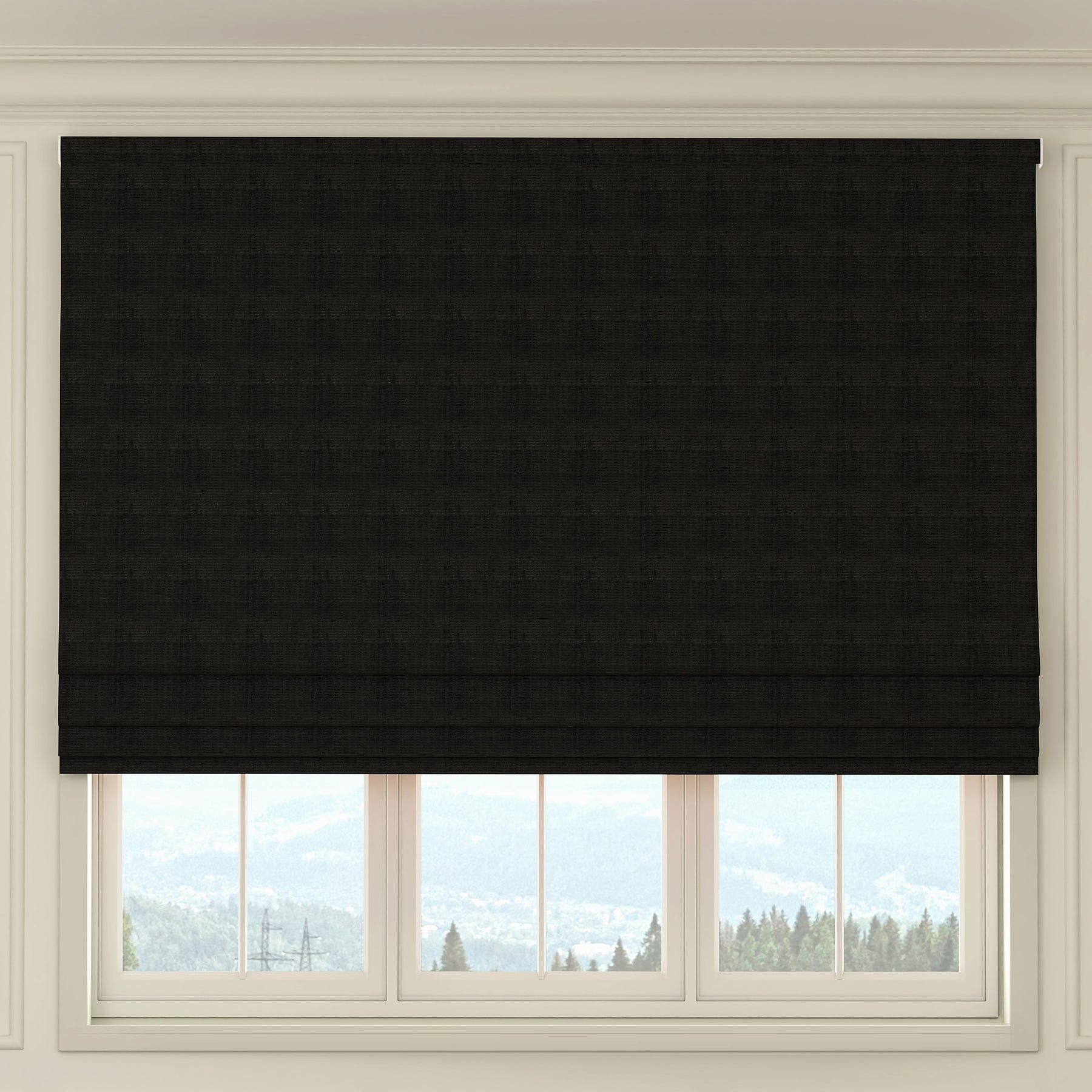 HOUSE Llewelyn-Bowen Ottoman Made To Measure Roman Blind Nero