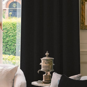 HOUSE Llewelyn-Bowen Ottoman Made To Measure Curtains Nero