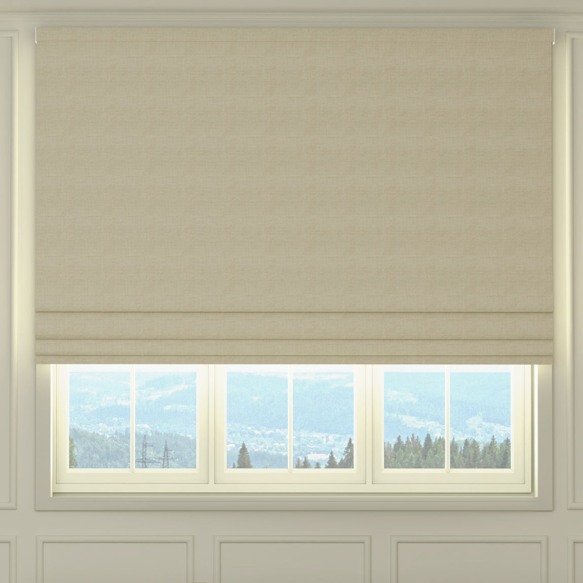 HOUSE Llewelyn-Bowen Ottoman Made To Measure Roman Blind Linen