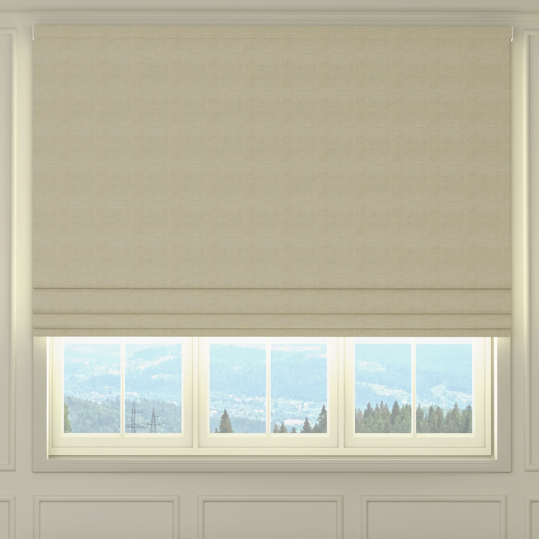 HOUSE Llewelyn-Bowen Ottoman Made To Measure Roman Blind Linen