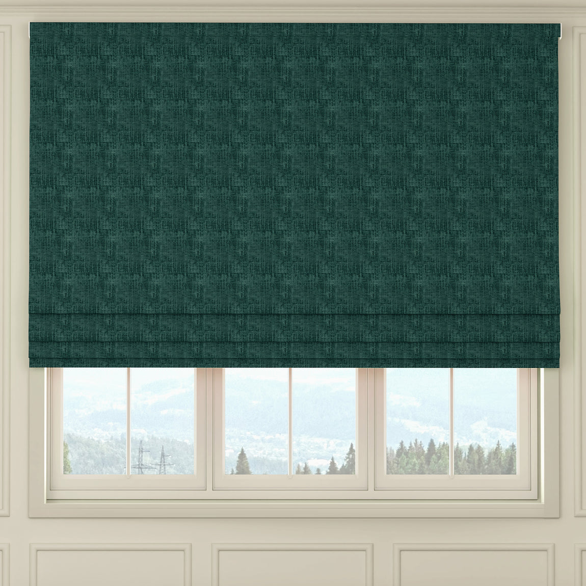 HOUSE Llewelyn-Bowen Ottoman Made To Measure Roman Blind Peacock