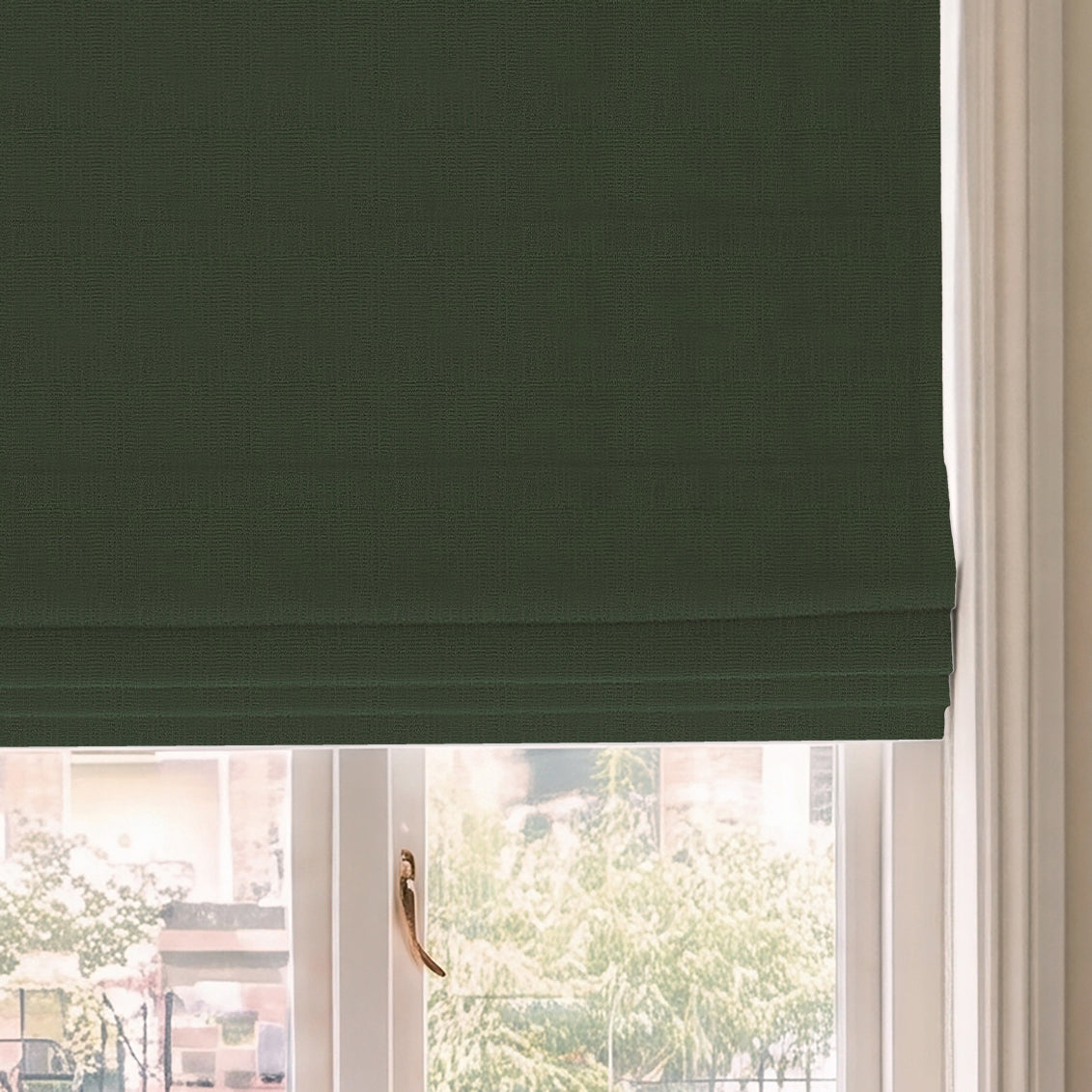 HOUSE Llewelyn-Bowen Ottoman Made To Measure Roman Blind Moss