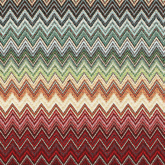ANTE DECOR Atzi Textured Weave Fabric Rainbow