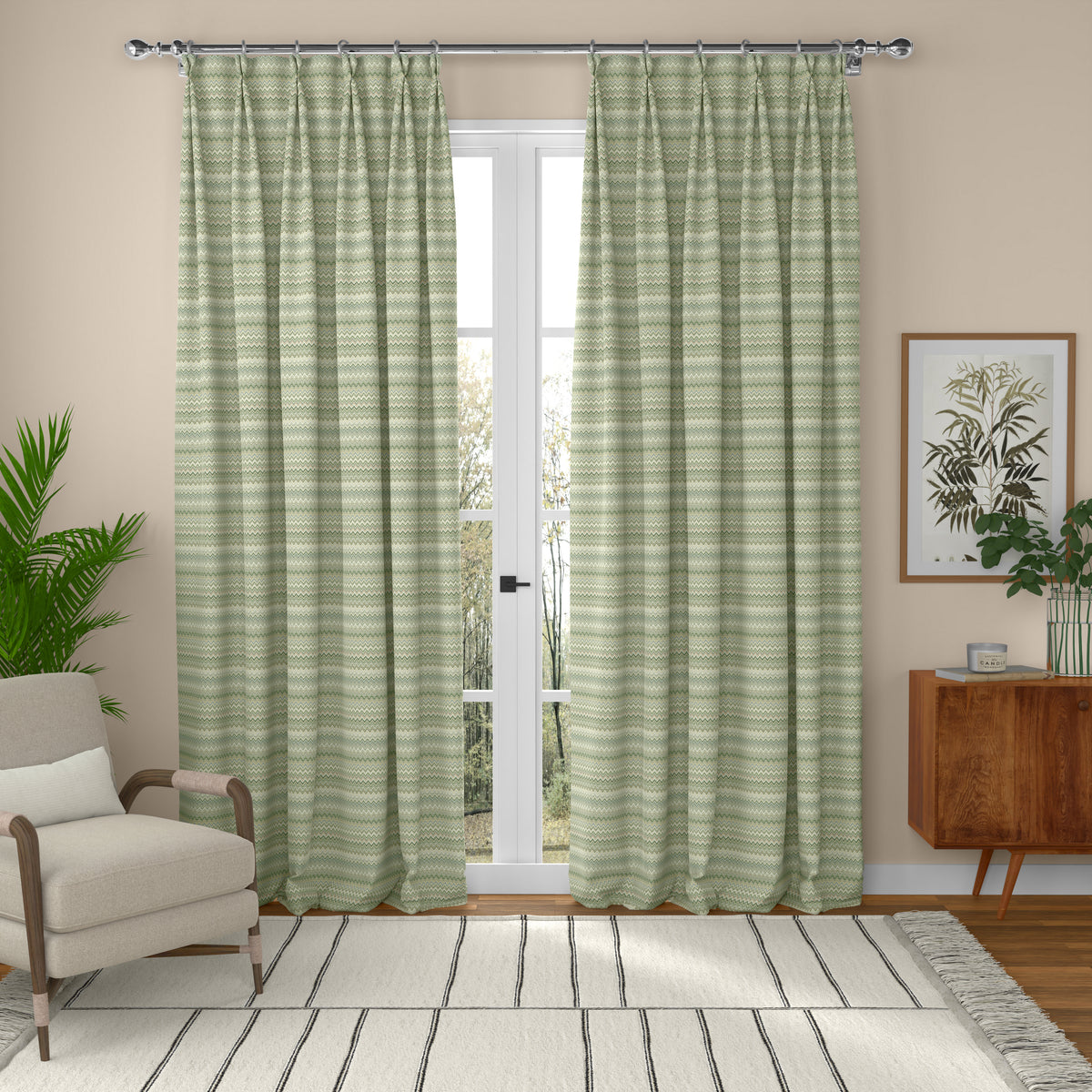 ANTE DECOR Atzi Made To Measure Roman Blind Green