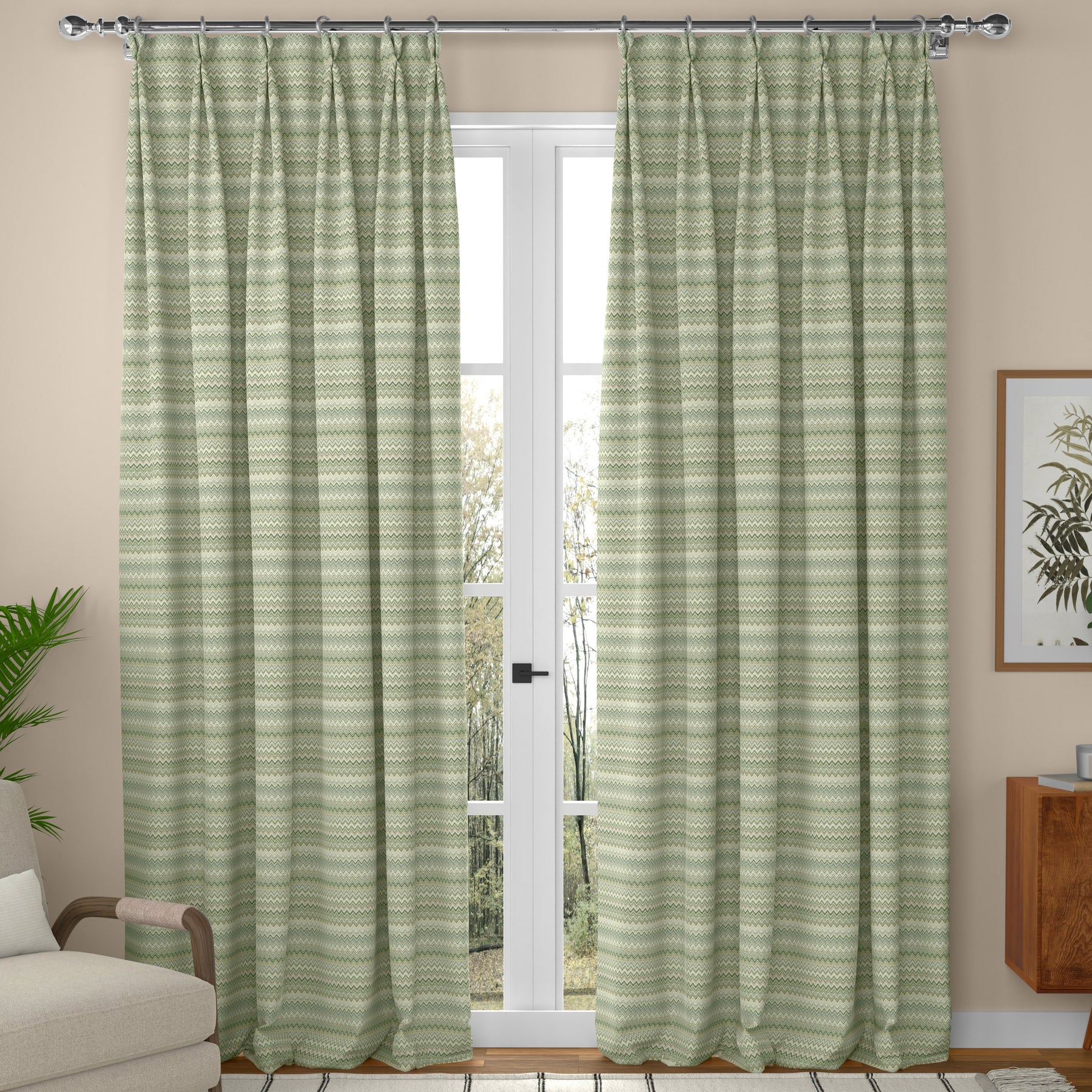 ANTE DECOR Atzi Made To Measure Curtains Green