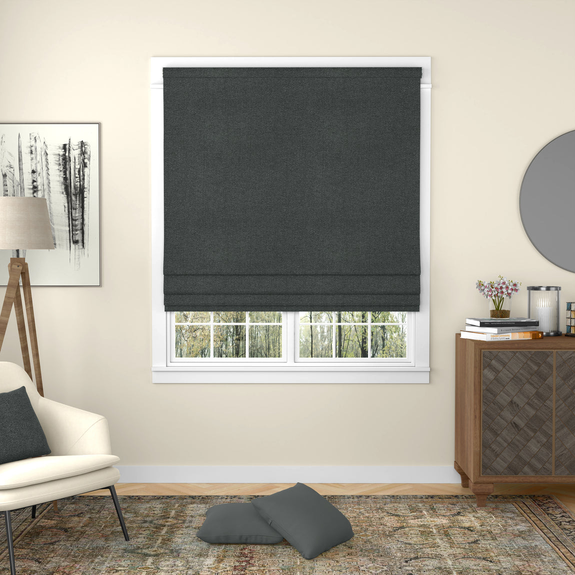 ANTE DECOR Aurora Made To Measure Curtains Graphite