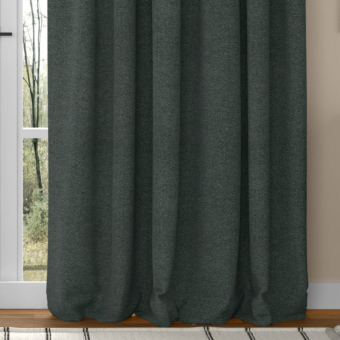 ANTE DECOR Aurora Made To Measure Curtains Graphite