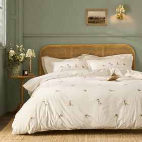 Sophie Allport Autumn Foraging Duvet Cover Bedding Set Off White Natural