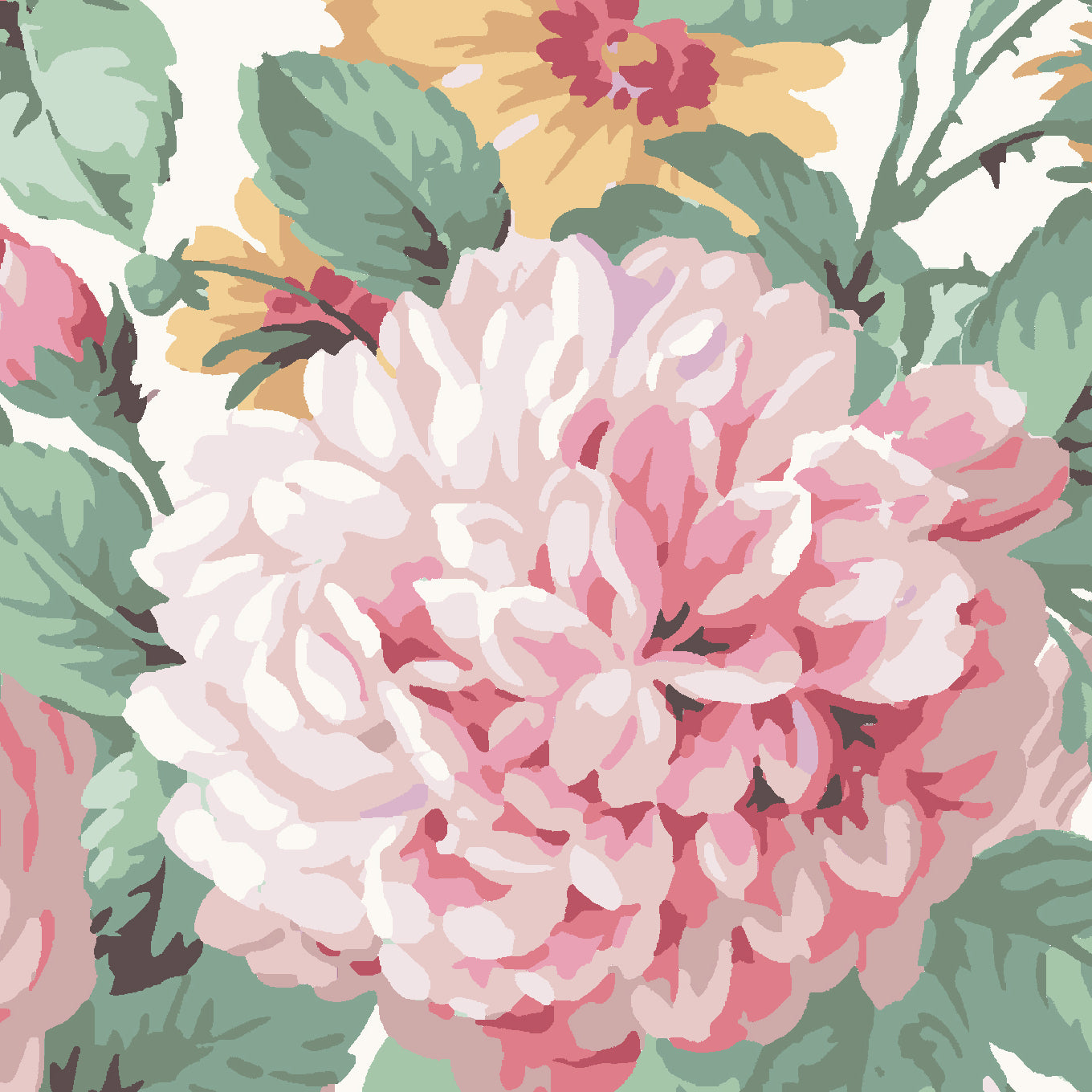 Laura Ashley Aveline Made to Measure Blackout Roller Blind Rose