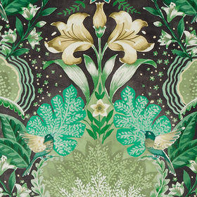 iLiv Babooshka Velvet Fabric Absinthe