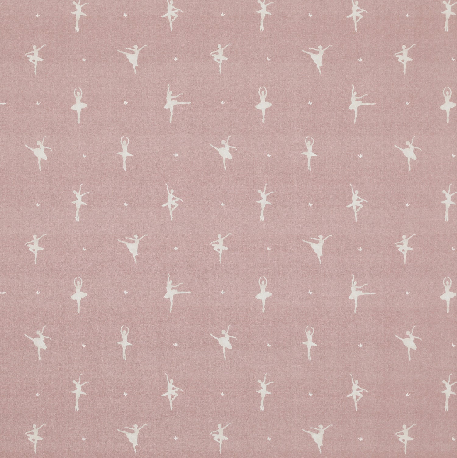 ANTE DECOR Ballerinas Printed Cotton Fabric Bubblegum