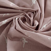 ANTE DECOR Ballerinas Printed Cotton Fabric Bubblegum