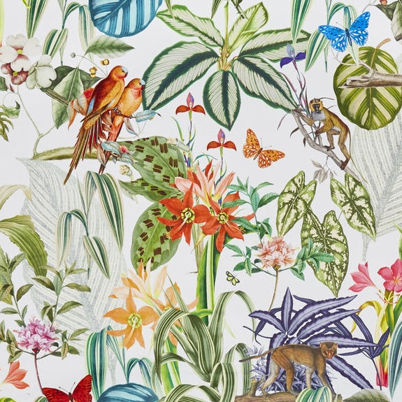 Prestigious Textiles Barbados Velvet Fabric Tropical