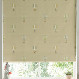 Sophie Allport Bears And Balloons Made to Measure Roman Blind Pale Rust Gold