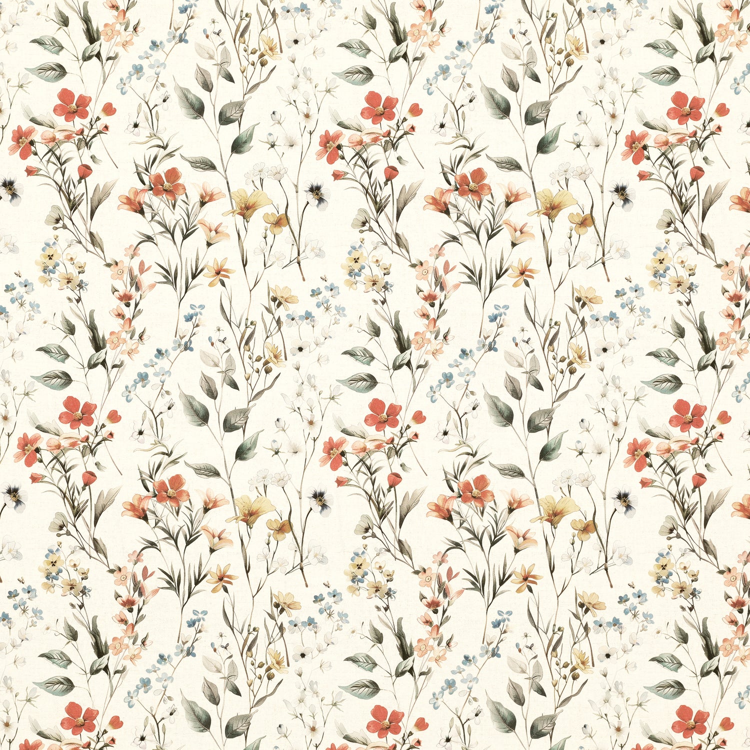 ANTE DECOR Beatrice Digital Print Fabric Natural