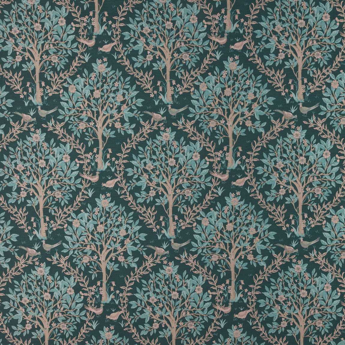 Ashley Wilde Bedgebury Fabric Peacock