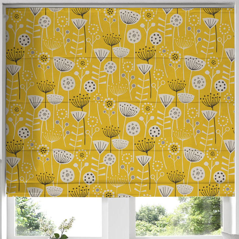Bergen Made to Measure Roman Blind Ochre