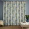 Laura Ashley Bernwood Ready Made Eyelet Curtains Ochre Yellow