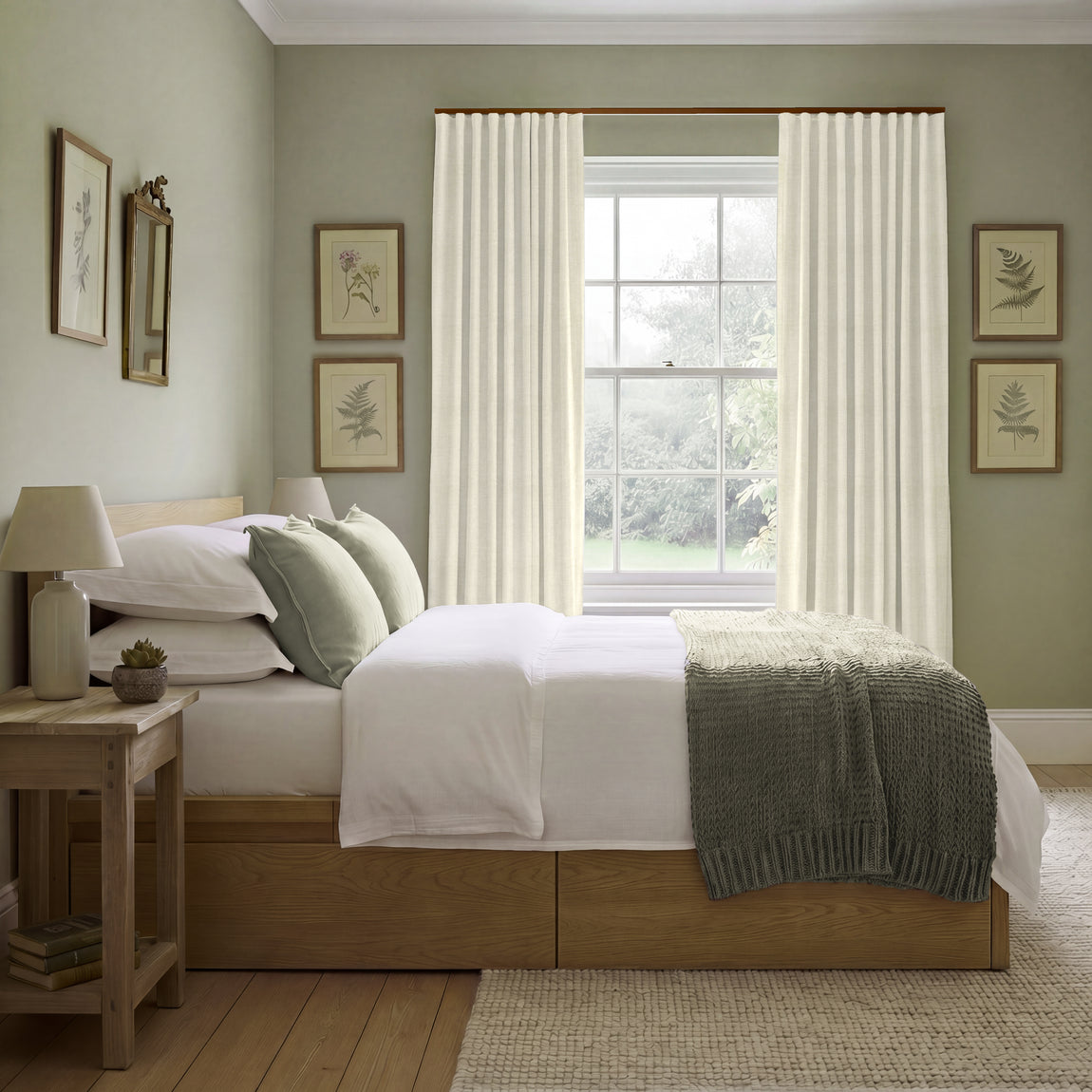 ANTE DECOR Chelsea Chenille Made To Measure Curtains Beige