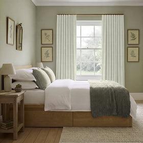 ANTE DECOR Chelsea Chenille Made To Measure Curtains Pearl
