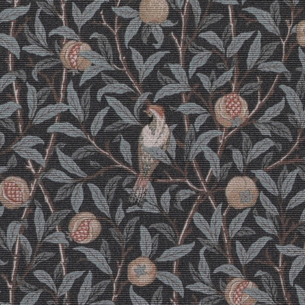 William Morris Birds & Pomegranate Outdoor Fabric Anthracite