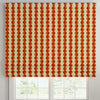 ANTE DECOR Valencia Printed Cotton Made To Measure Roman Blind Burnt Umber