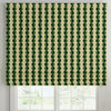 ANTE DECOR Valencia Printed Cotton Made To Measure Roman Blind Emerald