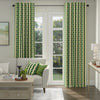 ANTE DECOR Valencia Printed Cotton Made To Measure Curtains Emerald