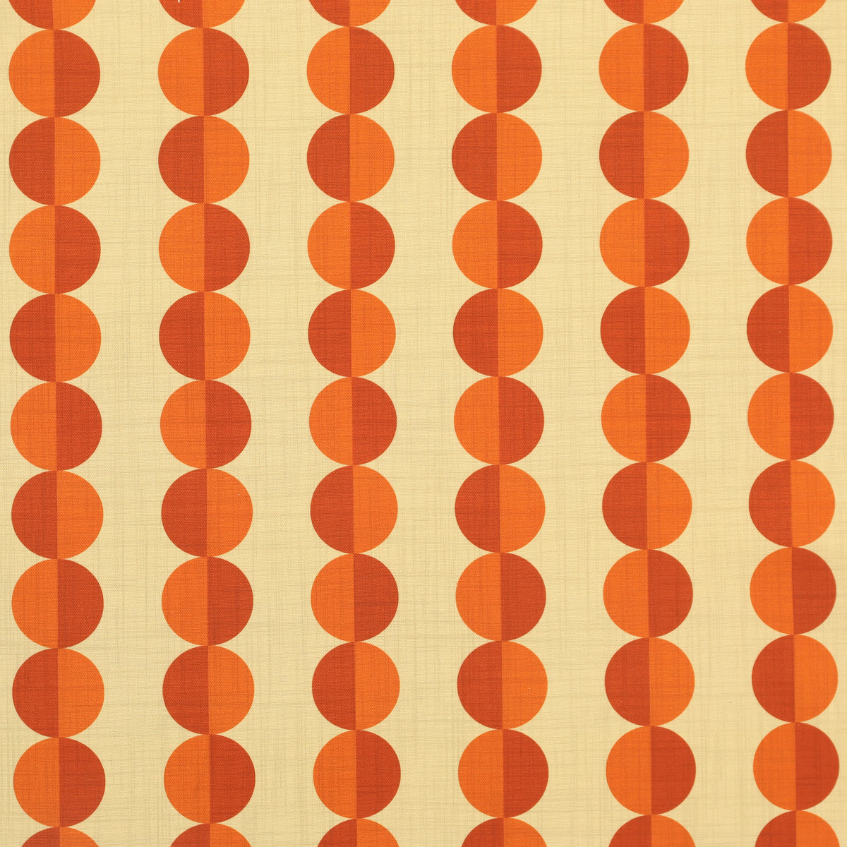 ANTE DECOR Valencia Printed Cotton Fabric Burnt Umber