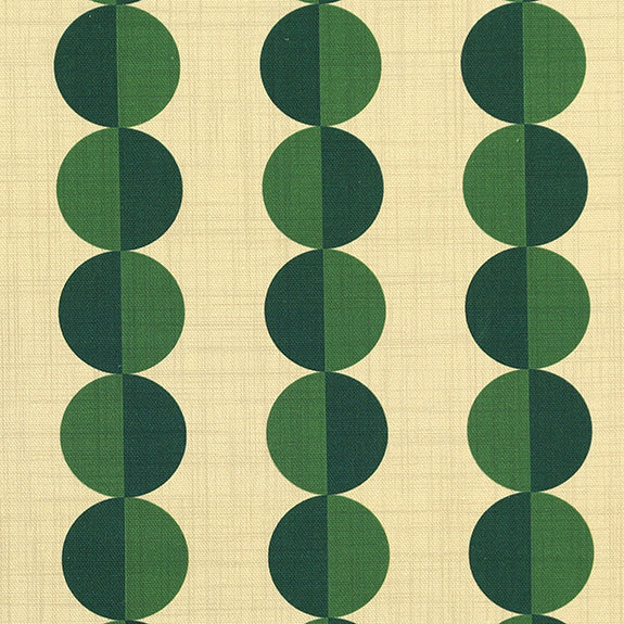ANTE DECOR Valencia Printed Cotton Fabric Emerald