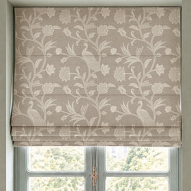 Escape To The Chateau L'Oiseau Du Chateau Made To Measure Roman Blind Naturelle