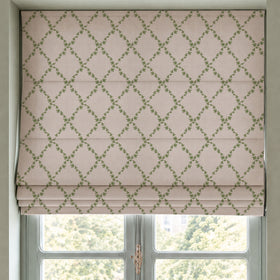 Escape To The Chateau The Ivy Trellis Made To Measure Roman Blind Linen