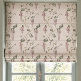 Escape To The Chateau The Wisteria Of The Orangerie Made To Measure Roman Blind Rose