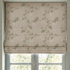 Escape To The Chateau The Wisteria Of The Orangerie Made To Measure Roman Blind Blanc