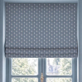Escape To The Chateau Le Jacquard Du Chateau Made To Measure Roman Blind Bleue