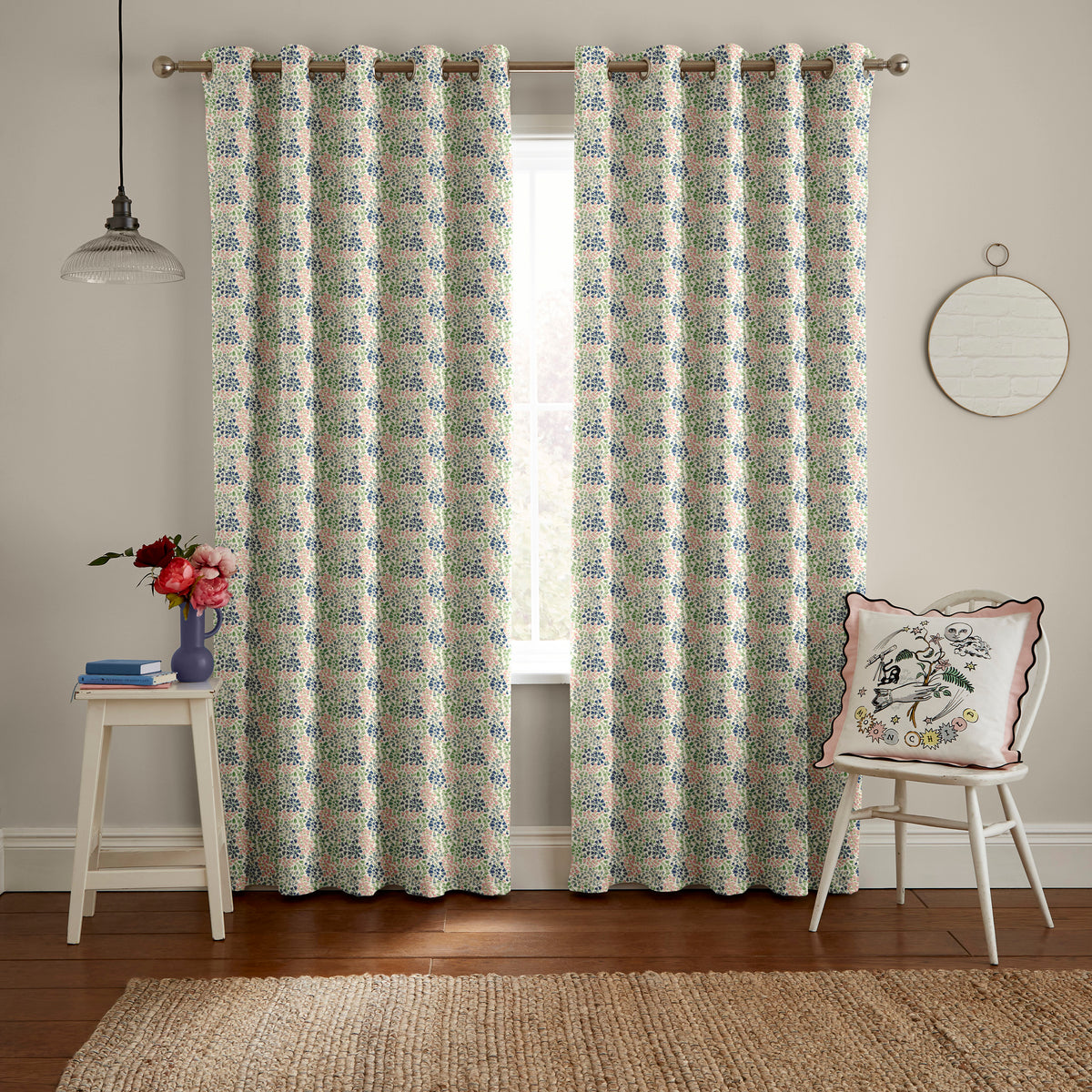 Cath Kidston Bluebells Made to Measure Curtain Multi