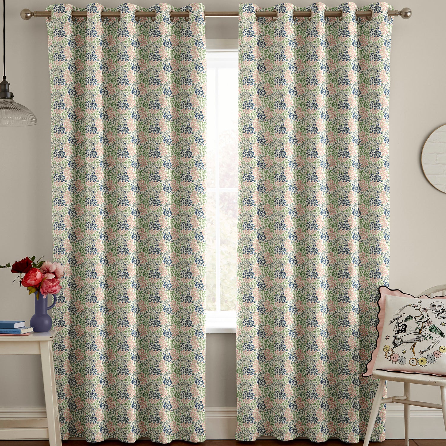 Cath Kidston Bluebells Made to Measure Curtain Multi