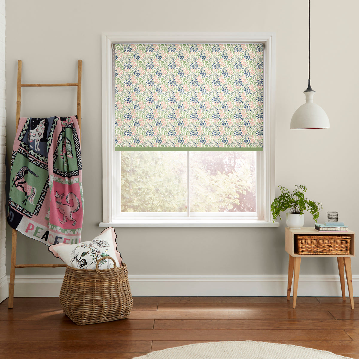 Cath Kidston Bluebells Made to Measure Blackout Roller Blind Multi