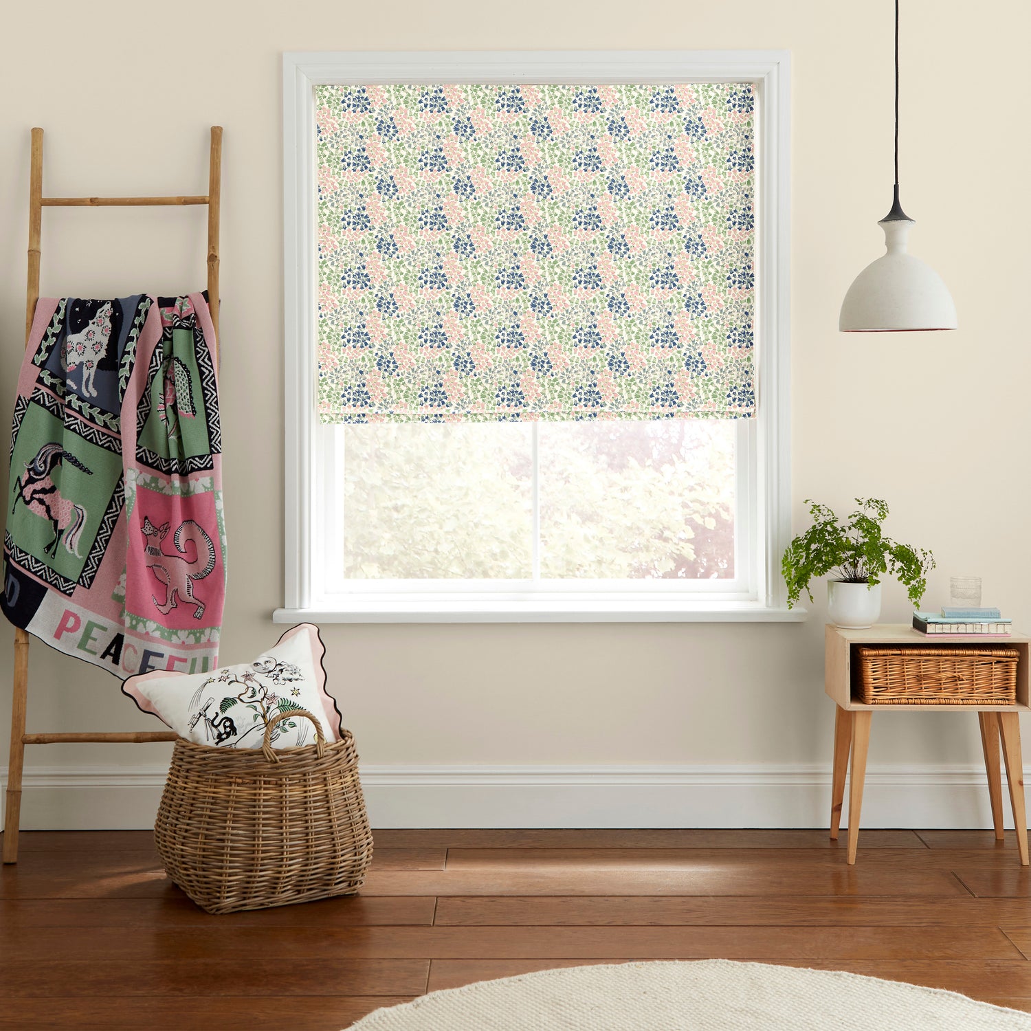 Cath Kidston Bluebells Made to Measure Roman Blind Multi
