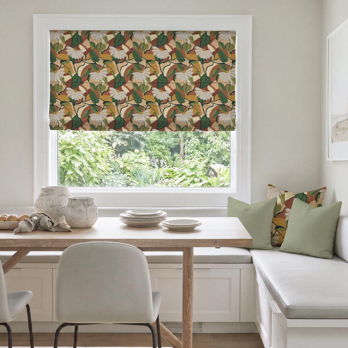 ANTE DECOR Bowie Made To Measure Roman Blind Mars Rust