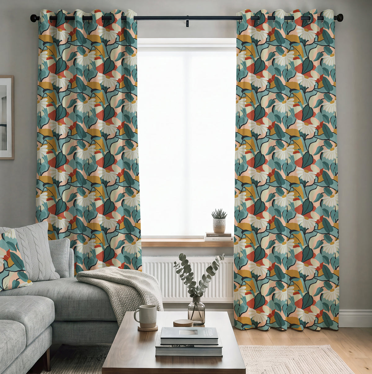 ANTE DECOR Bowie Made To Measure Curtains Seafoam Drive