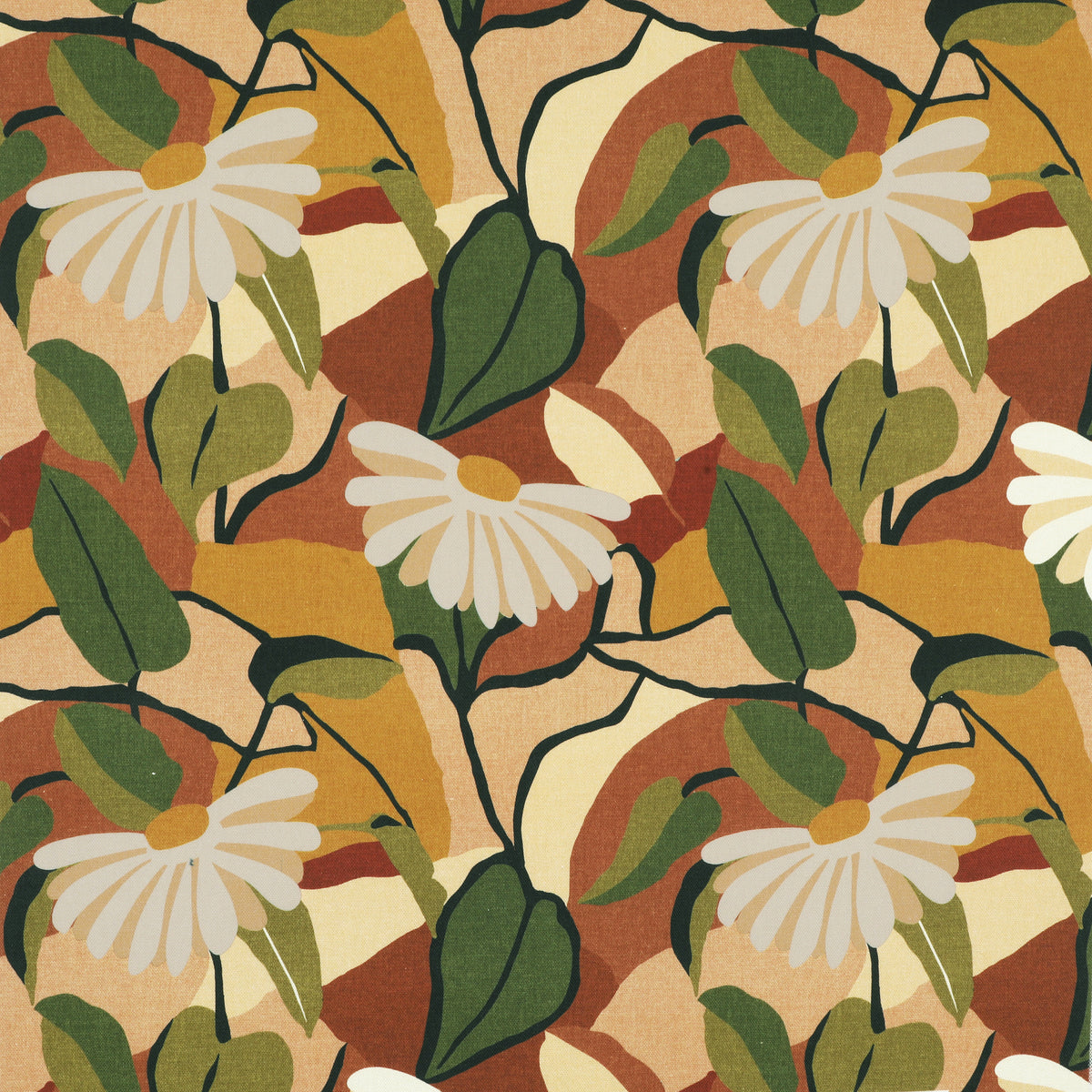 ANTE DECOR Bowie Fabric Mars Rust