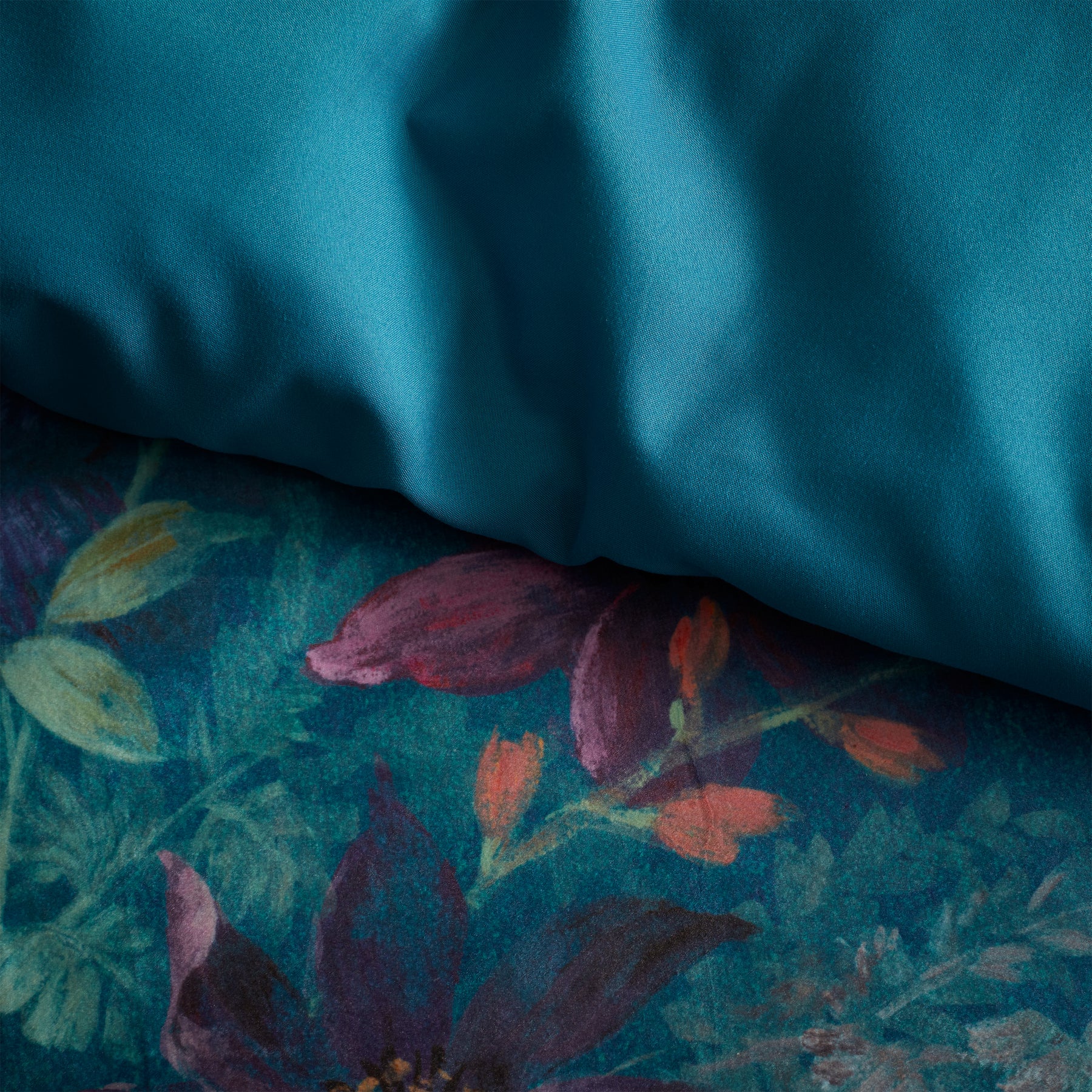 Teal Bridgerton Romantic Velvet Duvet Cover Bedding Set Terrys