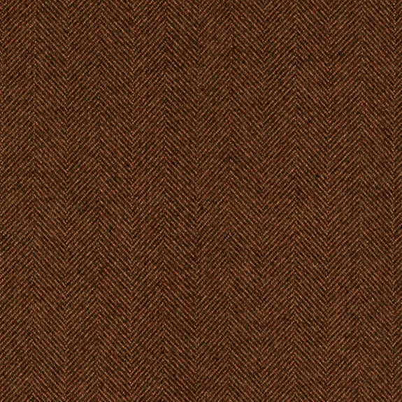 Carnegie Herringbone Fabric Cinnamon