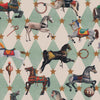 Carrie Neely Carousel Made To Measure Curtains Duck Egg