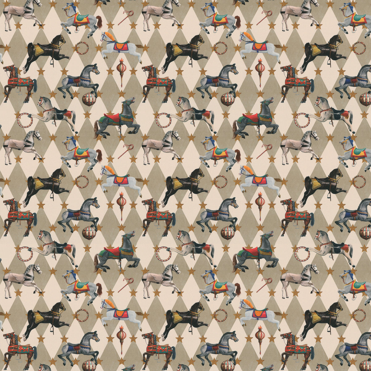 Carrie Neely Carousel Fabric Biscuit