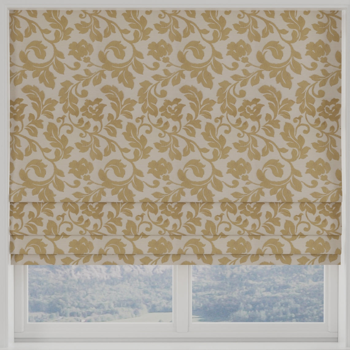 Cascina Made to Measure Roman Blind Gold